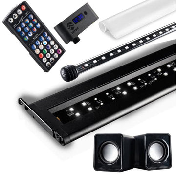 Serene Freshwater Aquarium LED Kit, Background Light, Audio 48" to 60".